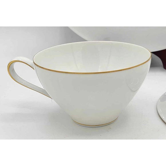 Vintage KPM Krister China Germany Gold Rose Design. 3-Piece Set. - Picture 9 of 12